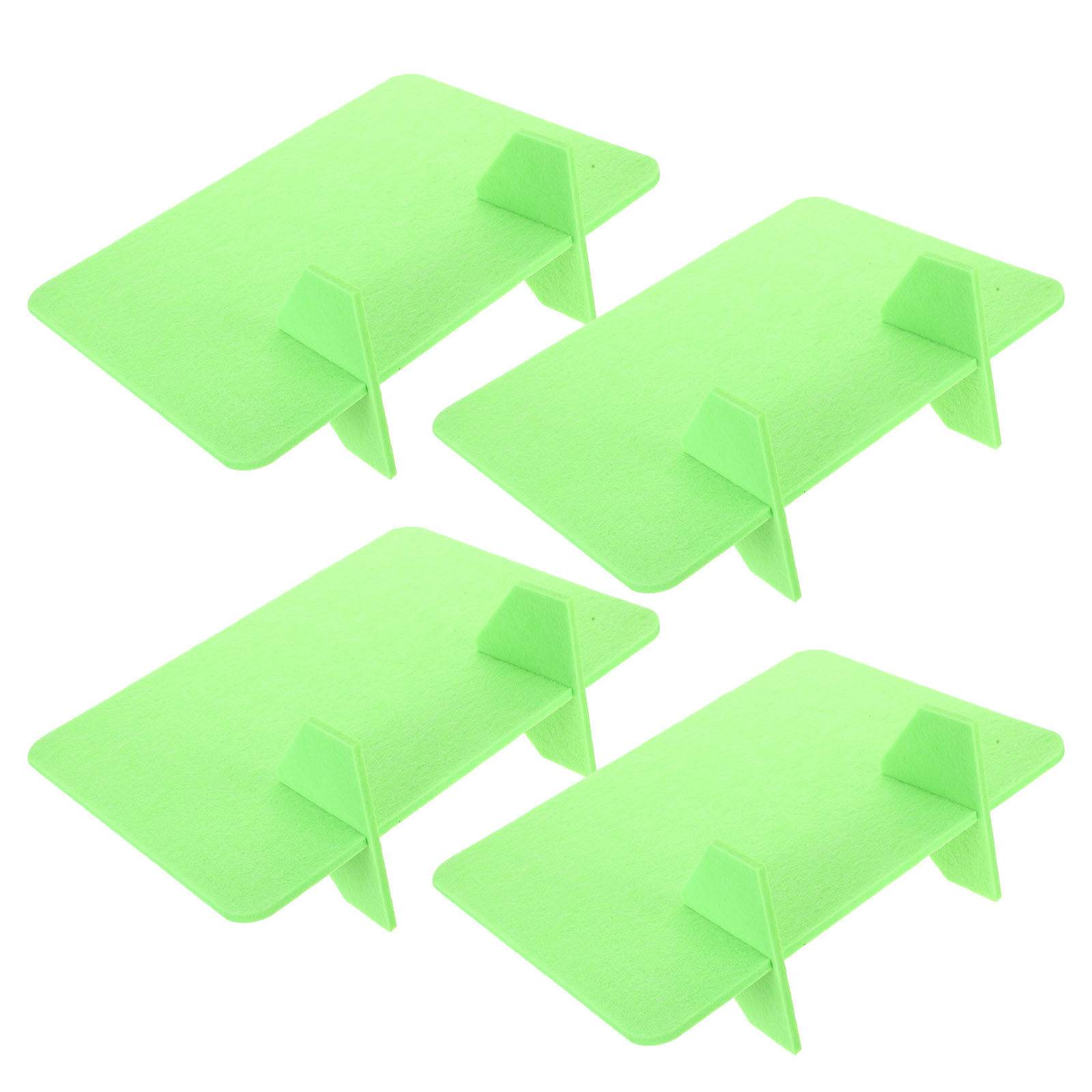 Partition Screen Divider - 4枚セット デスク用プライバシーパネル フェルト生地製 デスク仕切りスクリーン 作業スペースや学習スペース、個室、テストスペースでのプライバシー保護に