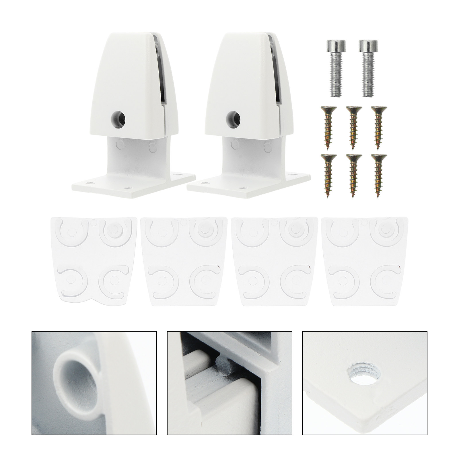 Partition Screen Divider - 2個入り、オフィス用デスク仕切りクリップ、ガラス製パーティション固定具、縦型スクリーン固定具、厚みがあり安定したデスクトップサポート、家庭用、オフィス用、図書館用。