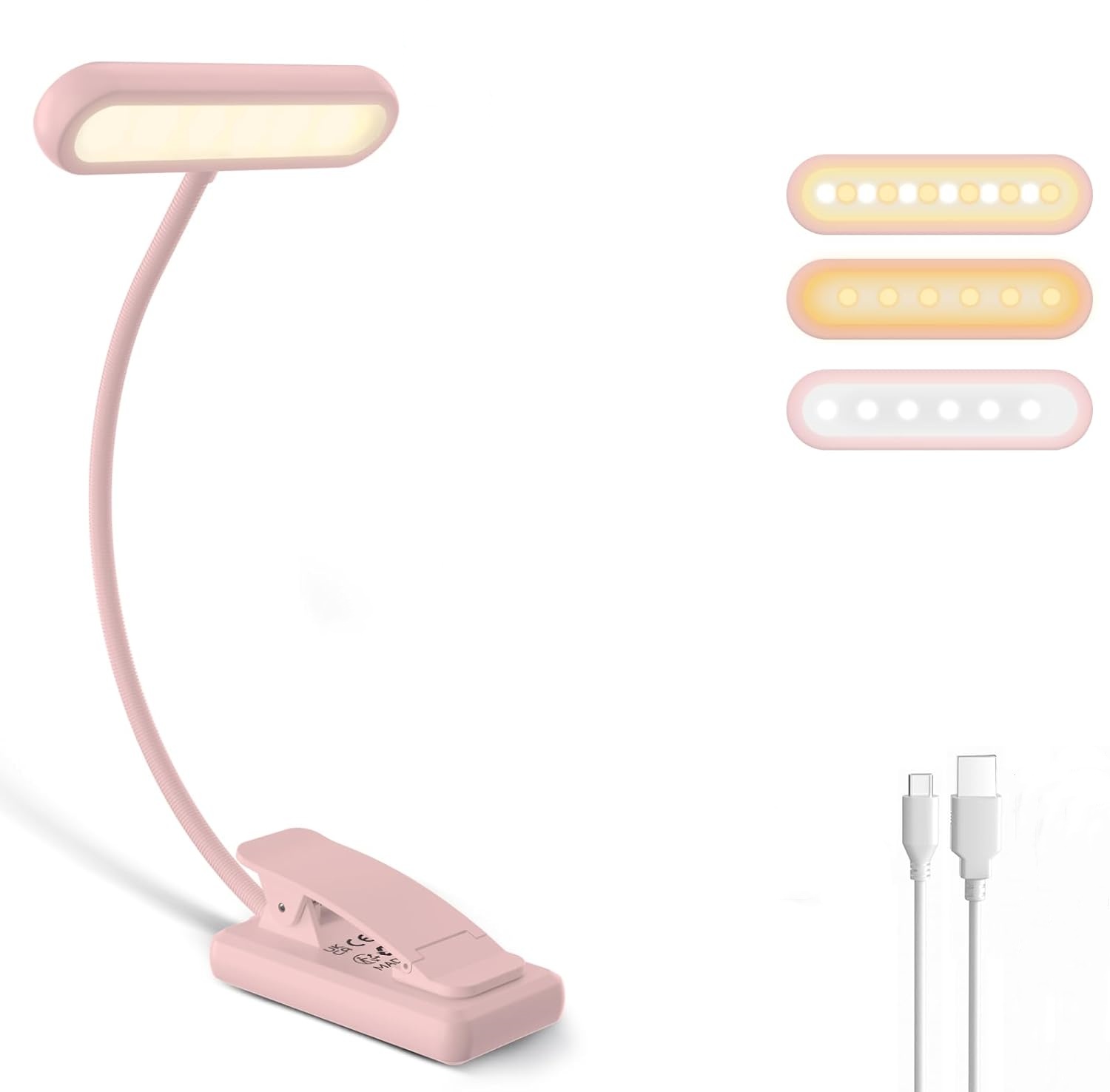 読書用ランプ ブッククランプ ブラック/ホワイト/ピンク U - Desk Lamp のレビューと価格
