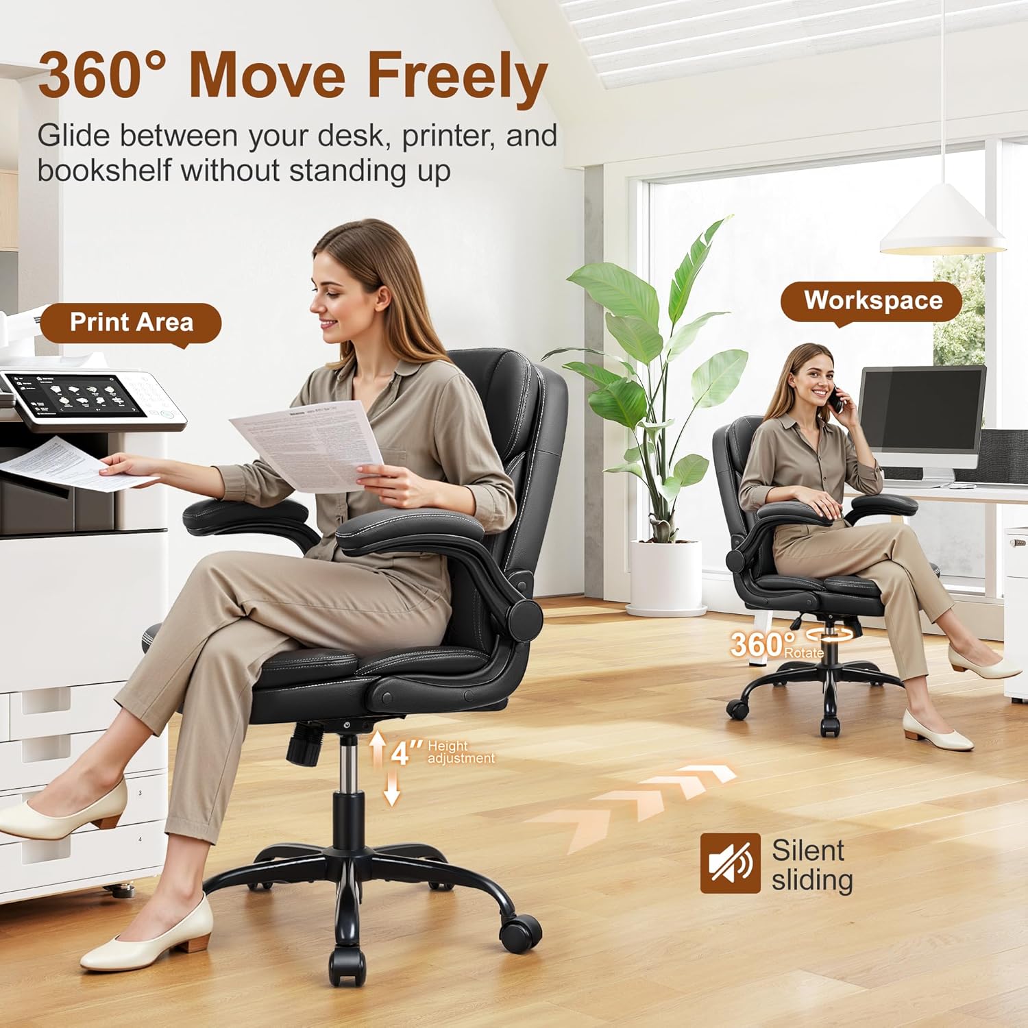 人間工学に基づいたオフィスチェア、二層クッション、フリップア - Office Chair Cushion のレビューと価格