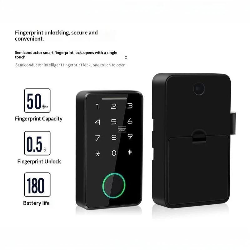 1個入りTuyaアプリ対応スマート指紋認証ノーパンチカムロッ - File Cabinet のレビューと価格