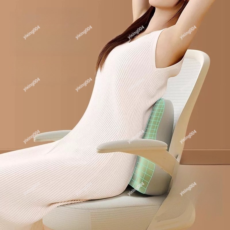 腰サポートクッション 背もたれ枕 オフィスチェア ソファシー - Office Chair Cushion のレビューと価格