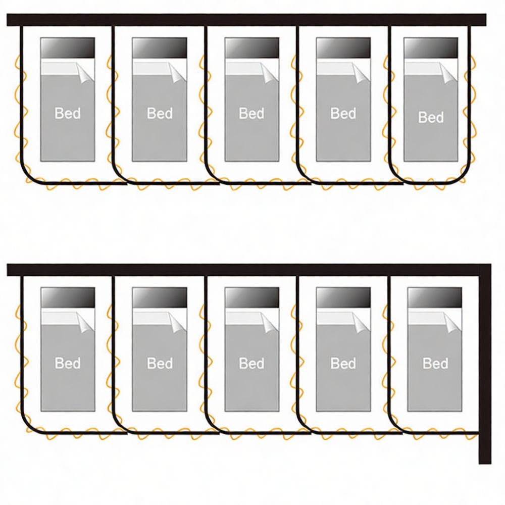 医療用パーテーション、美容サロン、更衣室、プライバシースクリ - Partition Screen Divider のレビューと価格