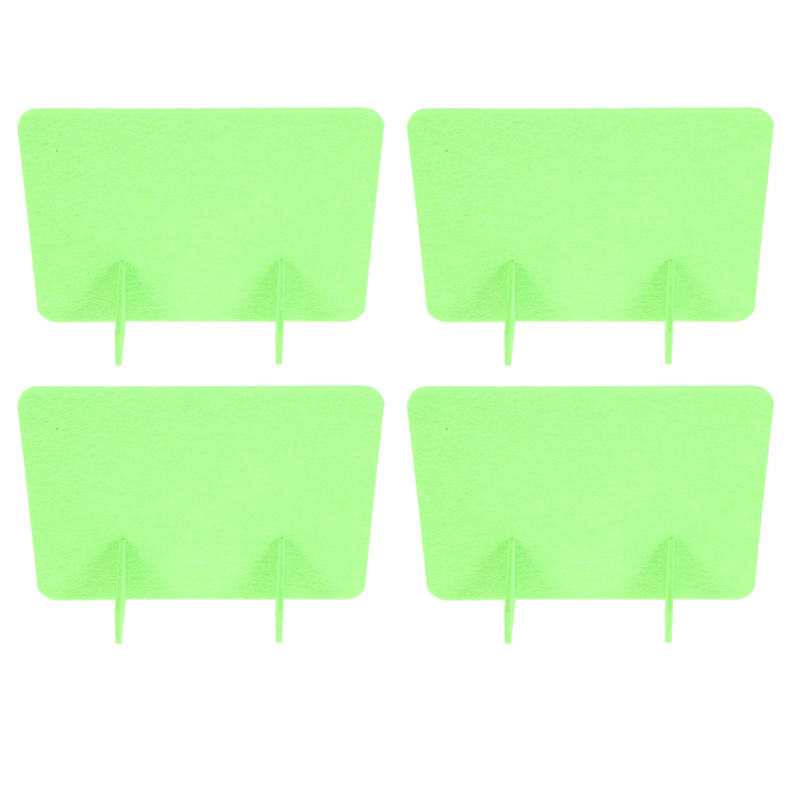 4枚セット デスク用プライバシーパネル フェルト生地製 デス - Partition Screen Divider のレビューと価格