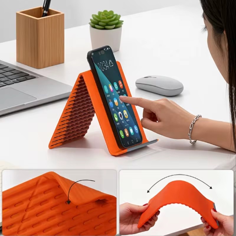 携帯用シリコン製携帯電話ホルダー、自由に曲げられるフレキシブ - Mobile Pedestal Cabinet のレビューと価格