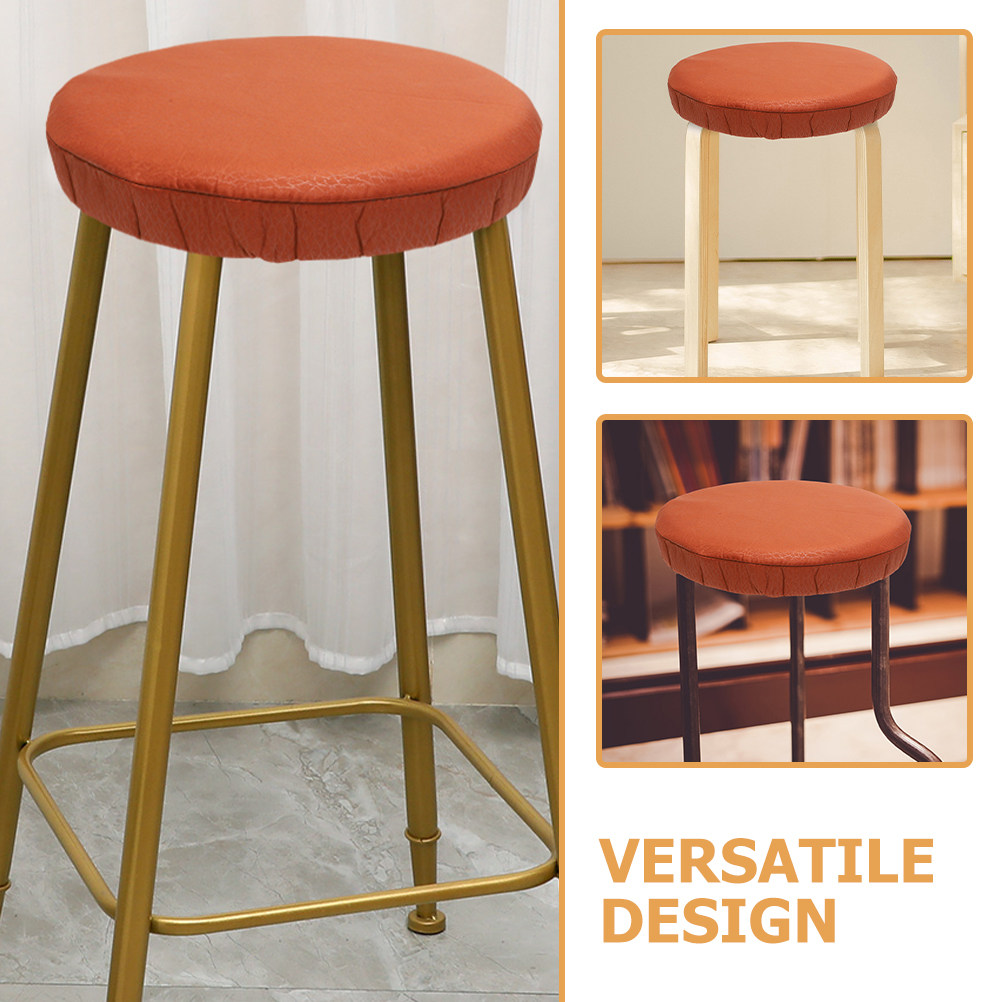 伸縮性のある丸型バースツール用シートカバー。椅子を保護し、快 - Office Stool のレビューと価格