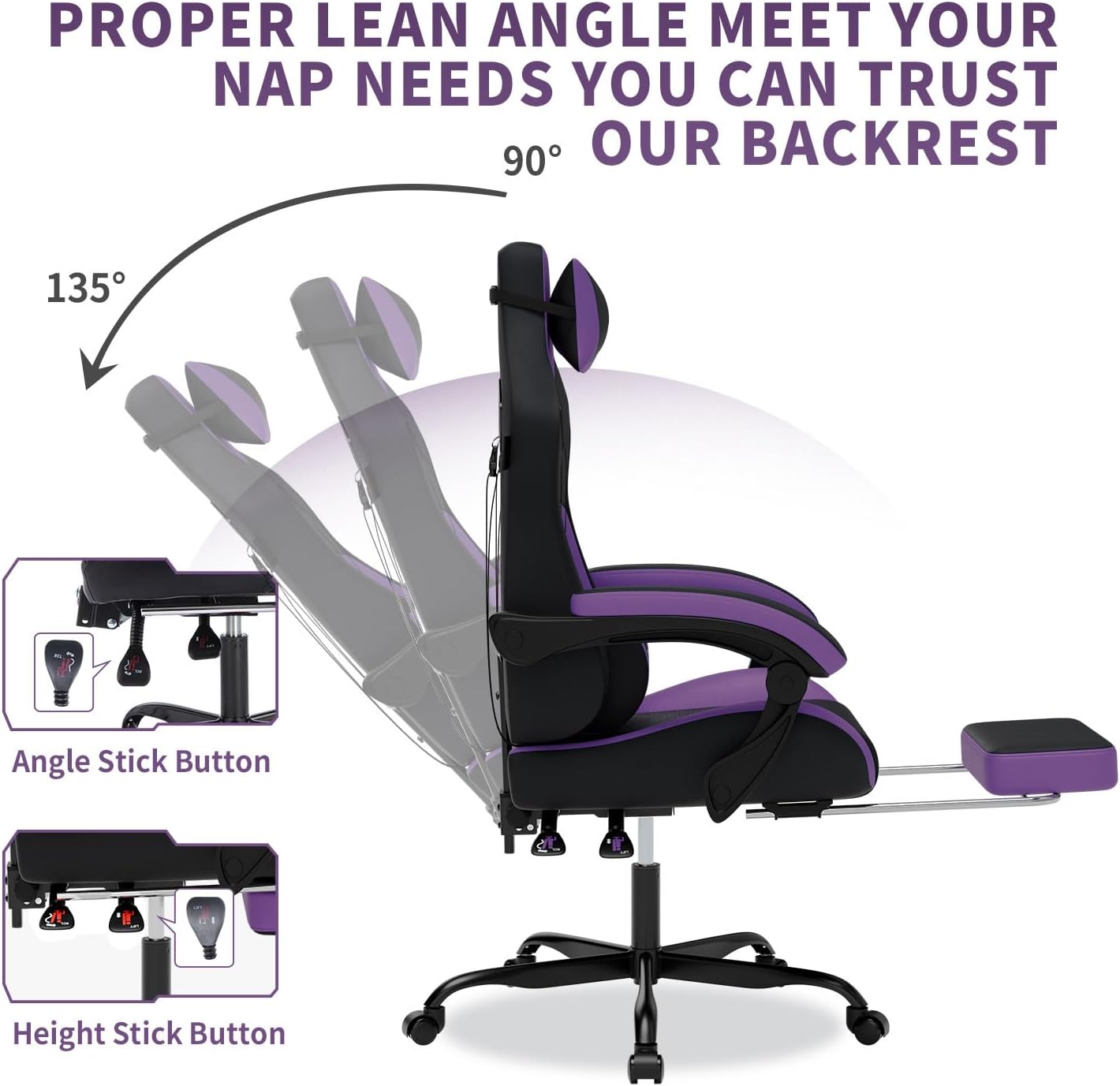 マッサージ機能付きゲーミングチェア。人間工学に基づいた設計で - Office Chair のレビューと価格