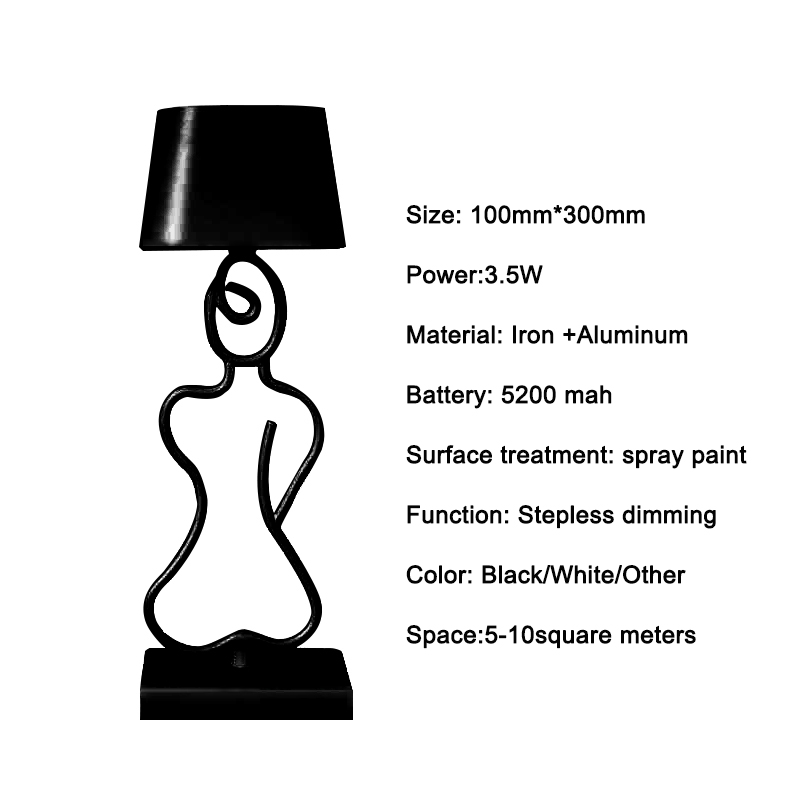 ドロップシッピング対応 モダン充電式コードレスアルミ合金バッ - Desk Lamp のレビューと価格